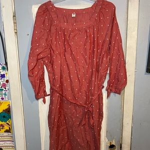 Cute red with star dress from old navy